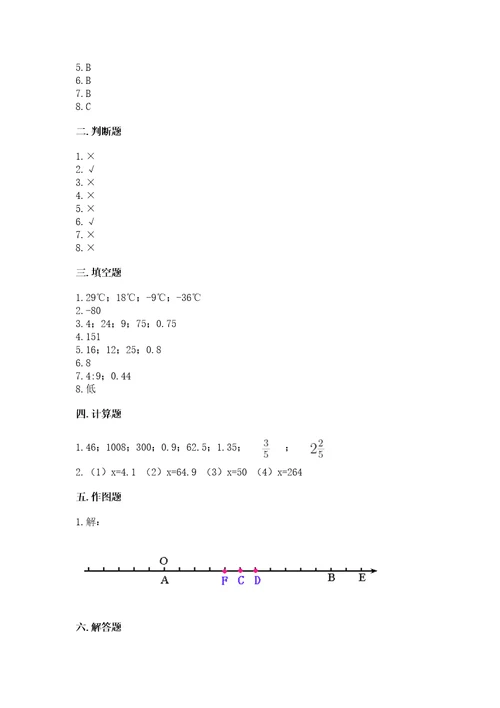 小升初数学期末测试卷附参考答案b卷