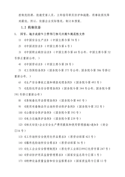 危险化学品经营单位应急专题预案.docx