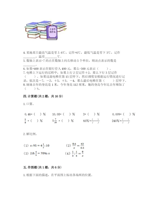 沪教版小学六年级下册数学期末综合素养测试卷精品【黄金题型】.docx