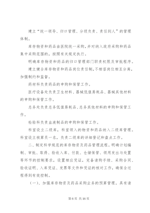 医院库存物资管理制度.docx