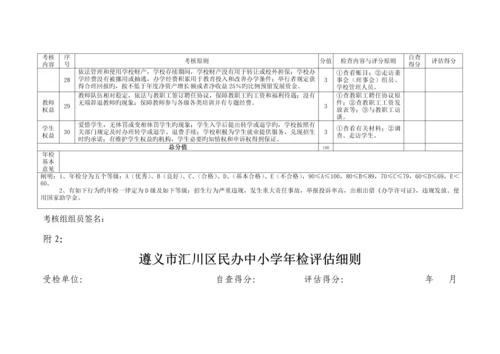 民办中职学校年检评估细则.docx