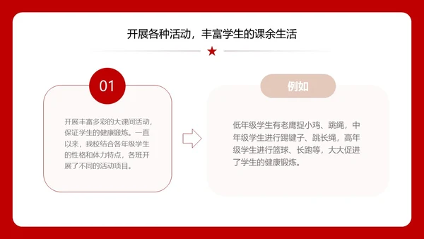 红色简约少先队工作汇报总结ppt建队日