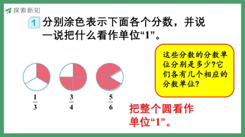 新人教版数学五年级下册4.7  真分数和假分数（1)课件