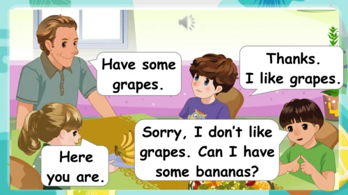 Unit 5 Do you like pears？ Part B Let's talk 课件(共33