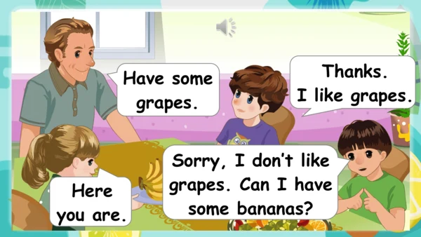 Unit 5 Do you like pears？ Part B Let's talk 课件(共33
