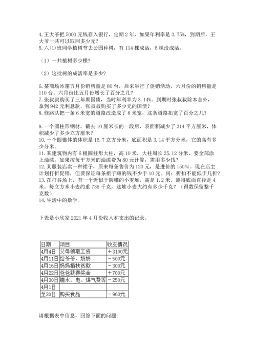 小升初数学应用题50道附参考答案【夺分金卷】.docx