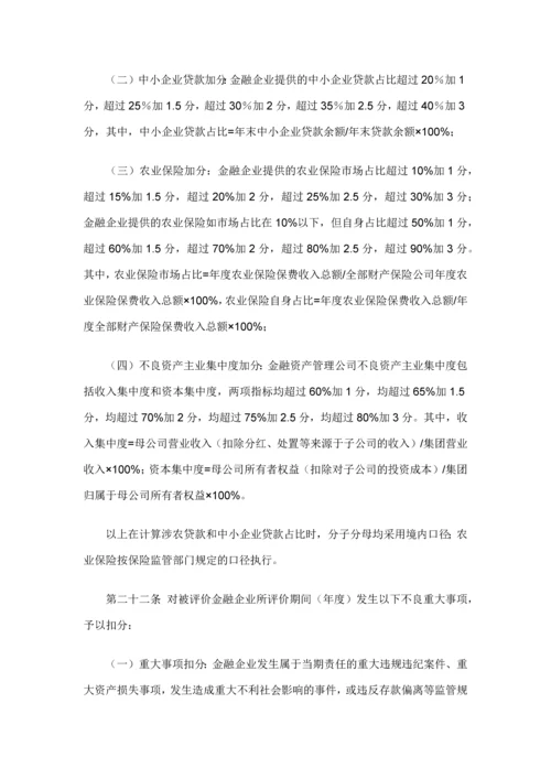 金融企业绩效评价办法.docx