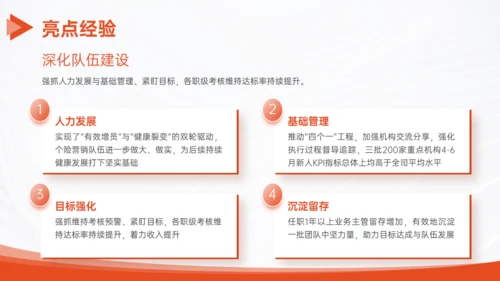 橙色企业通用工作汇报PPT模板