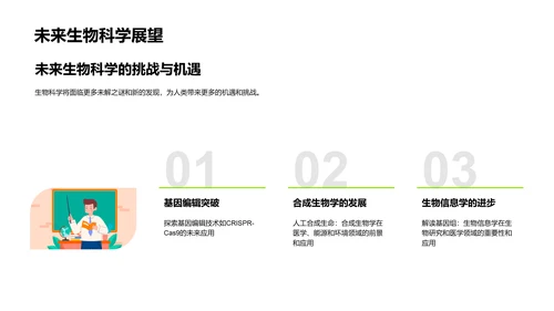 生物科学概论讲座PPT模板