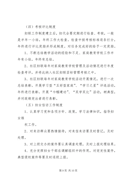 社区各项工作制度.docx