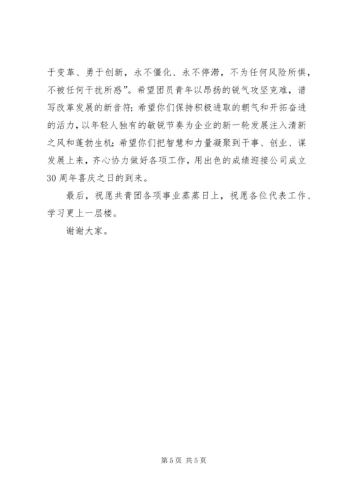 团市委书记徐晓在共青团XX市十四届二次全委 (4).docx