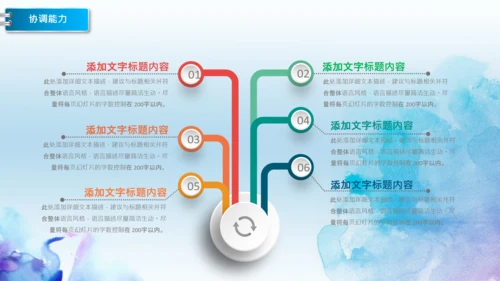 彩墨岗位竞聘报告面试个人简历PPT模板