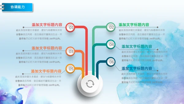 彩墨岗位竞聘报告面试个人简历PPT模板