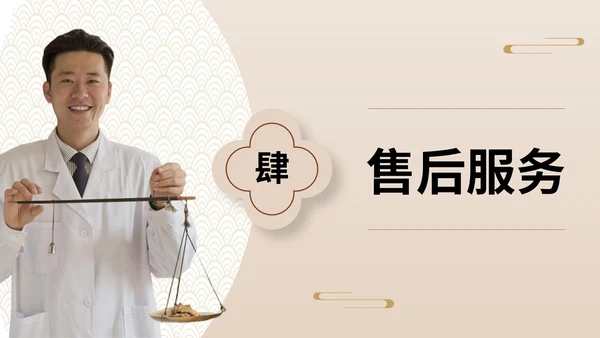 棕色中医药产品介绍PPT模板