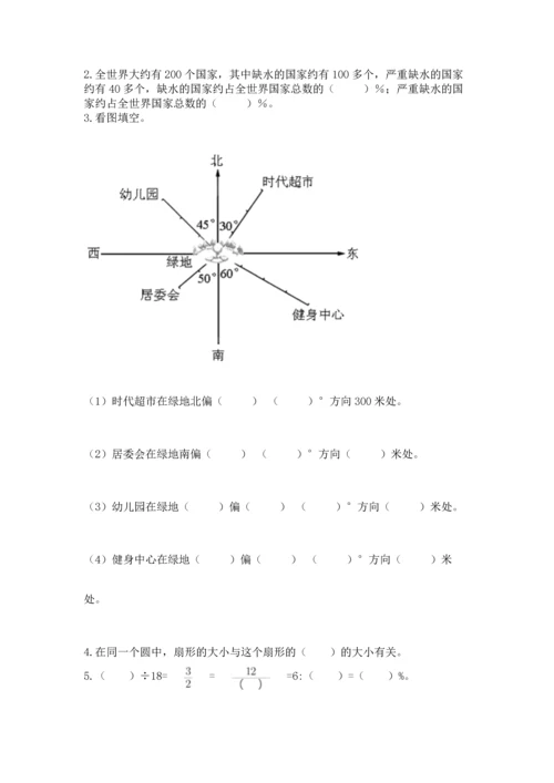 人教版六年级上册数学期末测试卷【易错题】.docx