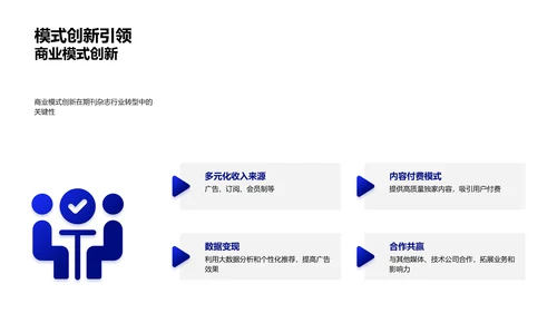 期刊行业数字化转型PPT模板