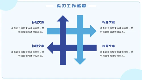 蓝色卡通实习期转正述职报告PPT模板