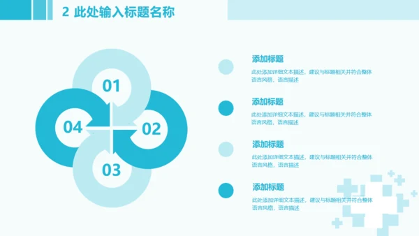 蓝色医疗医学工作汇报通用PPT模板