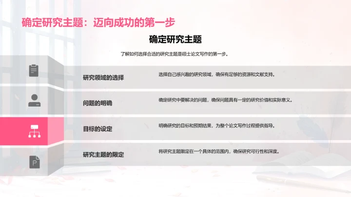 硕士论文撰写课PPT模板