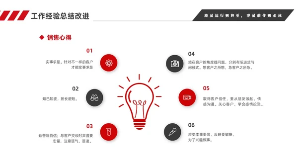 红色简约商务销售年终工作总结工作计划销售年终总结