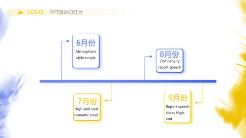 泼墨风时尚个性公司产品介绍宣传PPT