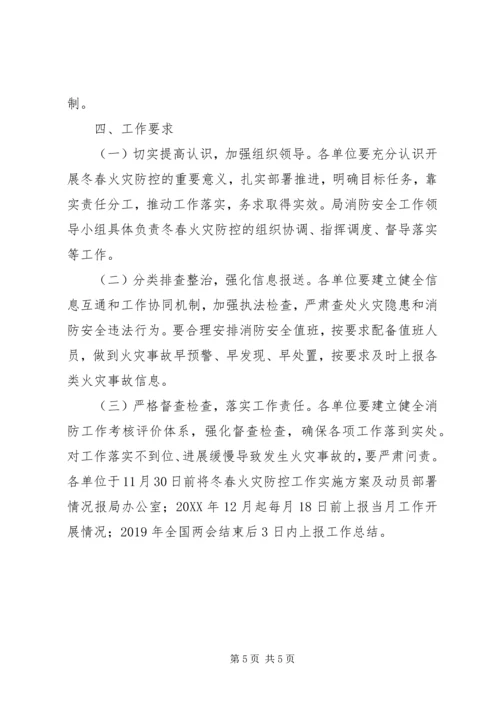 交通运输局冬春火灾防控工作方案.docx