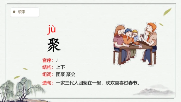 【2024秋季学期】11.一块奶酪  生字识记课件