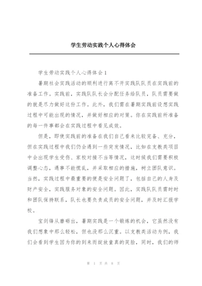 学生劳动实践个人心得体会.docx