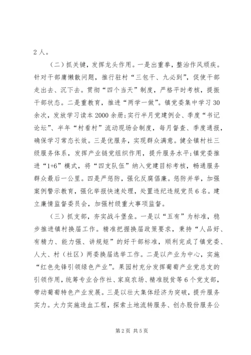 乡镇某年度党建工作述职报告.docx