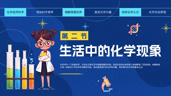 有趣的化学课化学实验课件通用PPT模板