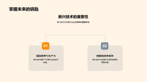 机械行业新技术引领