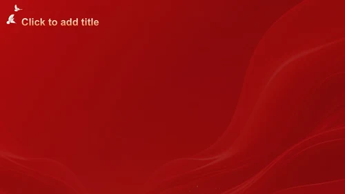 红色党政风商务培训PPT主题