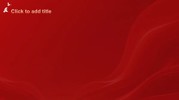 红色党政风商务培训PPT主题