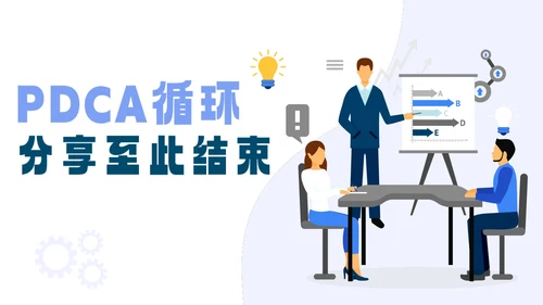 PCDA循环工作方法企业培训PPT模板