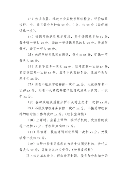 教师绩效考核方案.docx