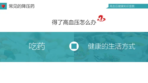 高血压健康知识宣教通用PPT模板