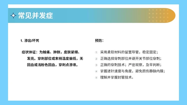 静脉留置针的护理课件蓝色简约医院护士浅静脉留置针的应用与维护医疗PPT模板