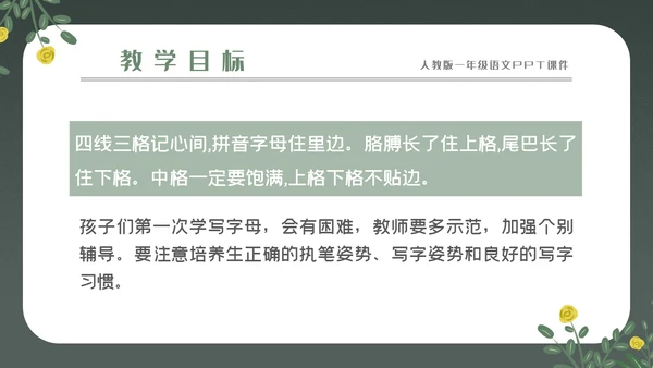 拼音字母的读音PPT课件