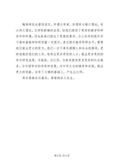 分校落成典礼上的讲话.docx