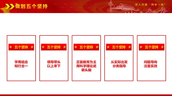党政稳重大气两学一做动态PPT