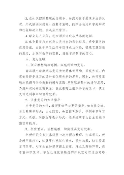 5年级数学期末复习计划.docx