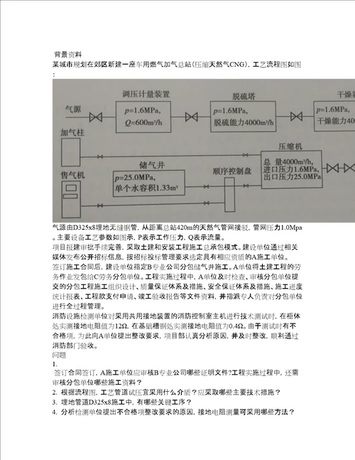 一级建造师考试机电实务题库100题含答案测验274版