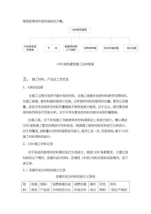 LEED认证施工措施.docx