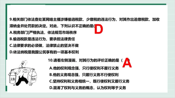 【核心考点】第二单元 理解权利义务 复习课件(共41张PPT)