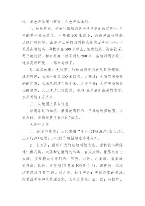 中考地理知识点总结.docx