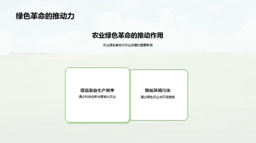 迈向绿色农业