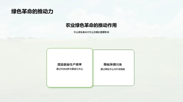 迈向绿色农业