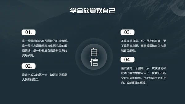 自信伴我成长，自信教育孤勇者PPT模板