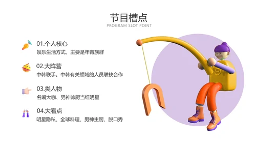 3D创意综艺宣传推广策划方案PPT模板
