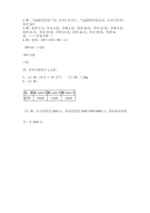 实用小学数学青岛版六年级下册期末测试卷附参考答案【典型题】.docx